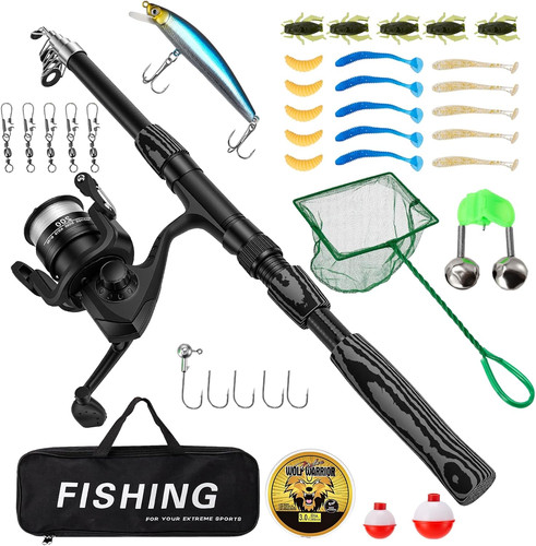 Set pesca telescopico m - pesca,