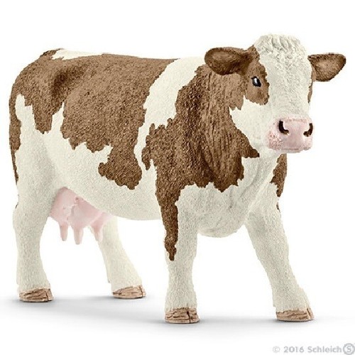 Schleich 13801 mucca fleckvieh - mucca,