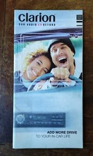 CLARION DEPLIANT BROCHURE 2000 - 2001 CAR SOUND AUDIO AUTO Leggere Descrizione 