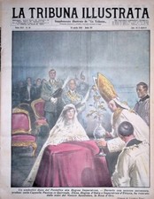 La Tribuna Illustrata 18 Aprile 1937 Rosa Oro Regina Elena Perosi Ancona Trapani