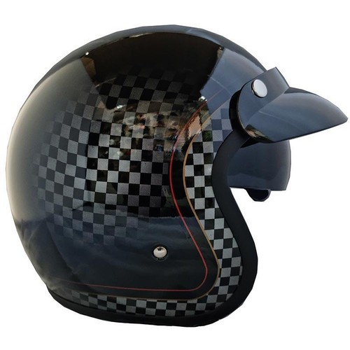 Casco moto viper - moto, nero
