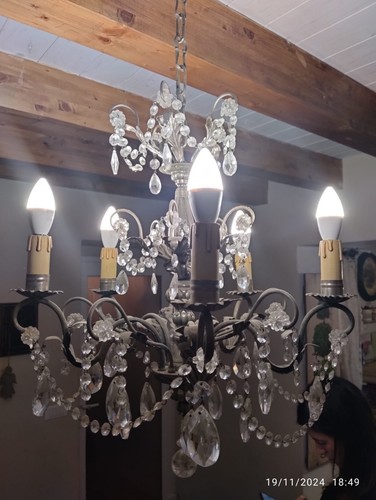 Lampadario gocce cristallo - gocce,