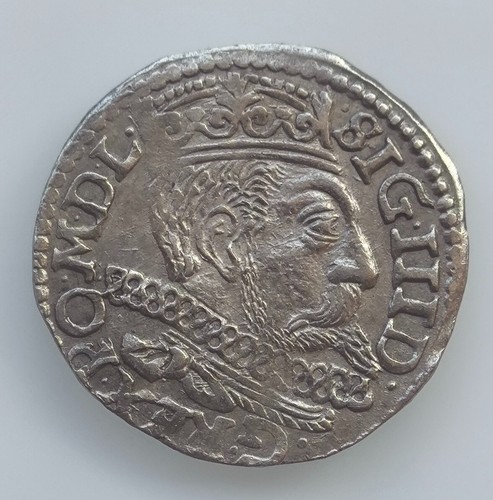 Moneta polonia grosze 1598 - moneta,