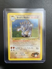 Pokemon Brock’s Rhydon Holo