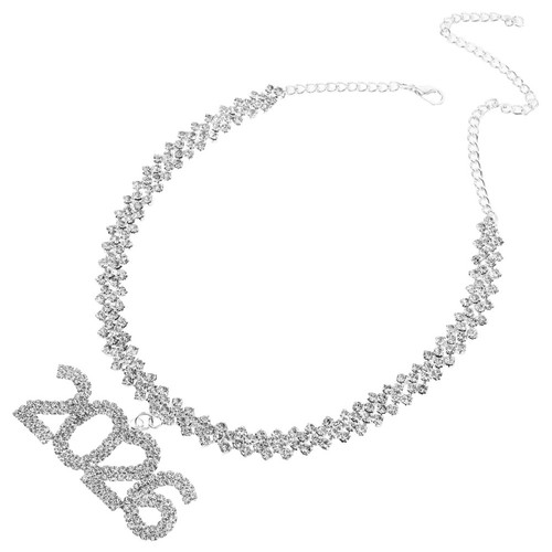 Collana girocollo strass - collana,