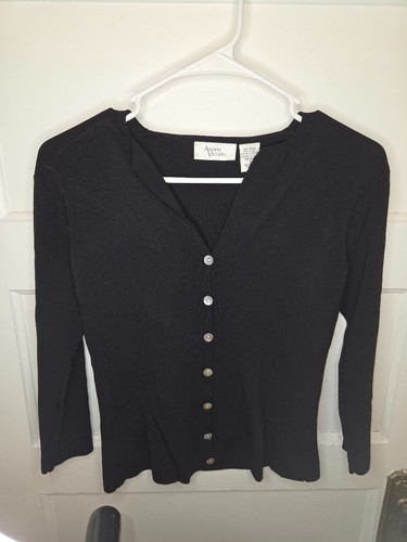 Andrea viccaro black - black, button-up