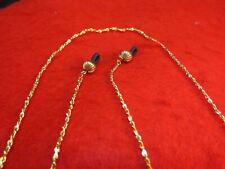 Porta Occhiali 24 Pollici 14KT Placcato Oro Catena Singapore 2MM Porta Occhiali