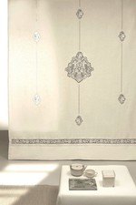 Tenda Lino Ricamata a Mano cm