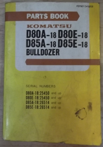 Komatsu d80a d80e 18 - komatsu, d80a-18