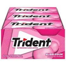 Trident Bubblegum Gomma Senza