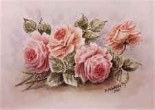 Fiori rosa rose vintage stile - fiori,