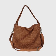 Borsa intrecciata pelle - intrecciata,