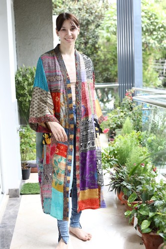 100 seta crepe multicolore - seta,
