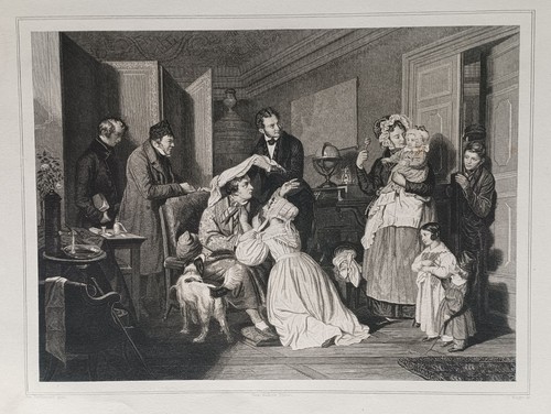Incisione medica 1850 - incisione,