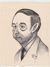 TRIESTE,DUIZ GIOVANNI (1923-2013),PITTORE,INCISORE,CARICATURISTA,LOTTO 3 DISEGNI