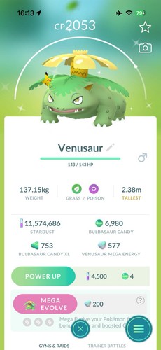 Shiny costume venusaur - venusaur, /