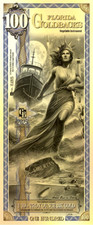 Banconota 100 FLORIDA Goldback
