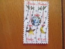 italia 2009 varieta' natale laico usato stella e luna privi di oro