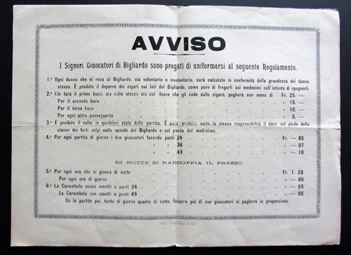 Avviso regolamento signori - avviso,