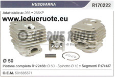 501685571 KIT CILINDRO E PISTONE HUSQVARNA 266 266XP MOTOSEGA Ø 50 SPIN 12