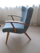 Retrò poltrona imbottita - poltrona,
