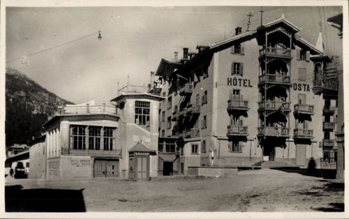 Cartolina cortina ampezzo - cortina, d'ampezzo