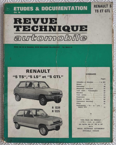 Vintage 1976 ancienne revue