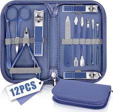 Set Manicure, 12 Pezzi Kit