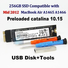 SSD da 256 GB 17+7 pin per MacBook Air 11" A1465 13" A1466 metà 2012 EMC2558 EMC2559