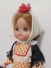Bambola vintage 29cm vestita