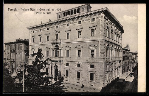 Cartolina perugia palace - cartolina,