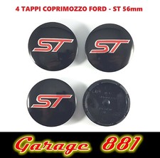 TAPPI COPRIMOZZO ST FORD TUNING DA 56 mm BORCHIE PER CERCHI IN LEGA 4 pezzi
