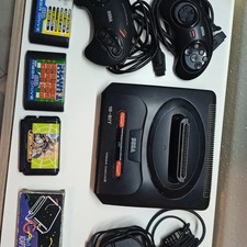 CONSOLE SEGA MEGADRIVE 2 MEGA DRIVE 2 PAL USATA COMPLETA CON 3 GIOCHI LEGGI