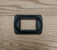 4 placchette BTICINO LIVING INTERNATIONAL ANTRACITE Bombate da 3 posti metallo