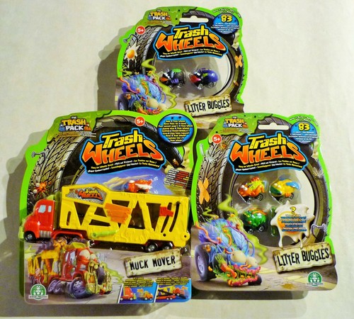 Personaggi trash wheels set - trash,