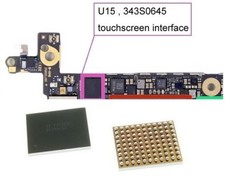 TOUCH SCREEN CONTROLLER IC CHIP U15 343S0645 SCHEDA MADRE IPHONE 5 5G 5S 5C SE