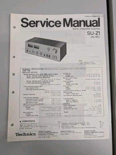 Technics z1 amplificatore - technics, u-z1