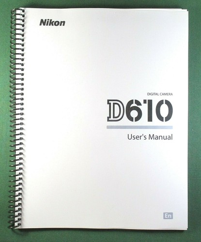 Nikon d610 manuale - nikon,
