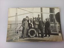 FOTOGRAFIA MILITARE REGIO ESERCITO NAVE TRASPORTI MARITTIMI DERNA-PALERMO 1913
