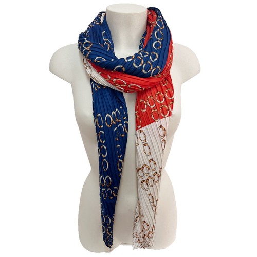 Foulard sciarpa plissettata - ,