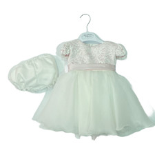 Abito vestito battesimo bimba - vestito,