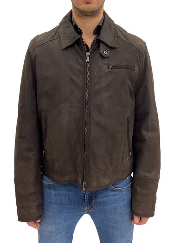 Giubbino biker uomo - , marrone