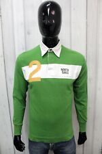Polo North Sails Uomo Taglia S Maglia Maglietta Verde Manica Lunga T-shirt Man