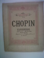 pianoforte CHOPIN opere per pianoforte 4. Bd/Scherzi, ballate, corona Mertke, graeber pietra