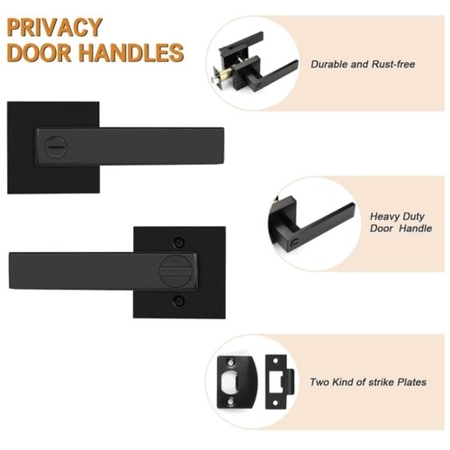 Confezione leve privacy nero - confezione,