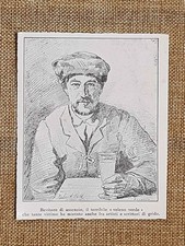 Un bevitore di assenzio Stampa