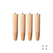 Set 4 Piedi per Rete a Doghe