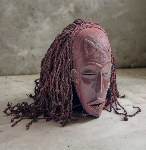 Maschera chokwe mwana pwo con - maschera,