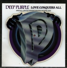 DEEP PURPLE - LOVE CONQUERS ALL - 10"  vinile PICTURE DISC 1990 EX/EX