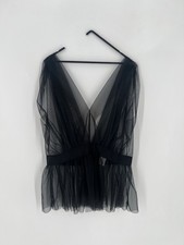Top blusa canotta Pinko nero